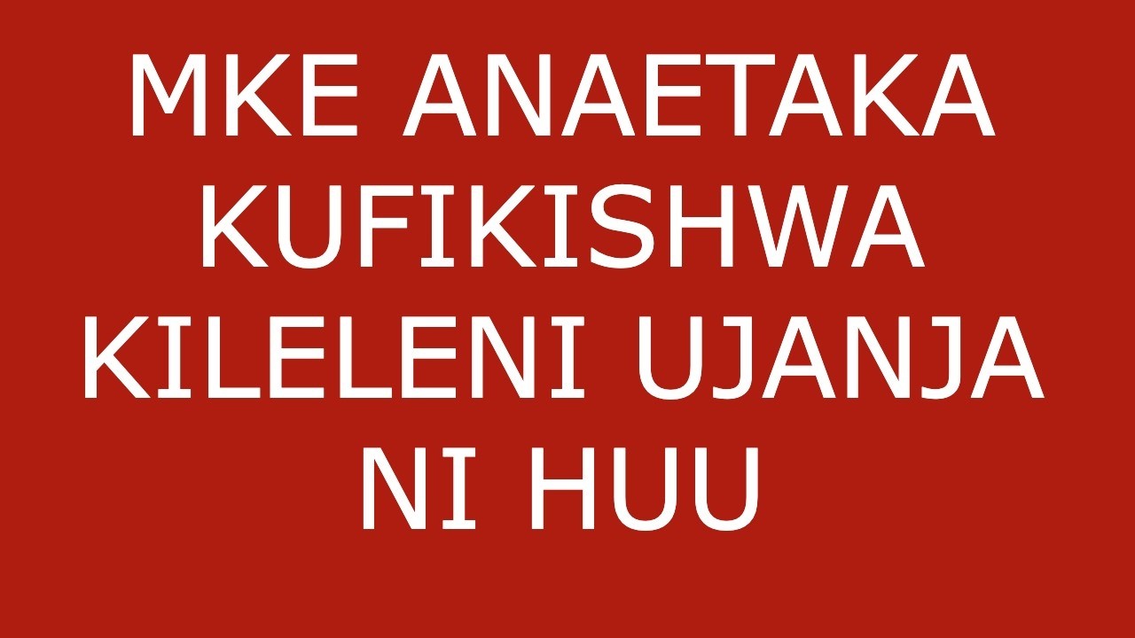 Mke afanyeje ili mumewe amfanye vizuri kitandani? BY Dr  Paul Mwaipopo