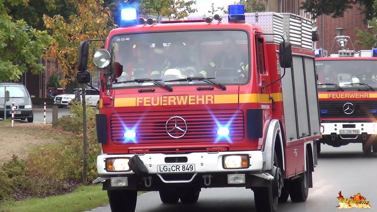 SCHWERER VERKEHRSUNFALL MIT REISEBUS - Großübung Feuerwehr Lüneburg (Mitte + Süd) + SEG DRK