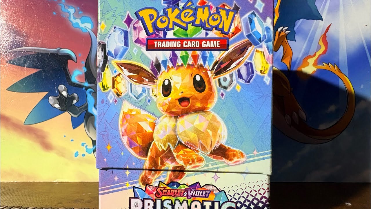 Opening 2 boxes of prismatic evolution booster bundle. 