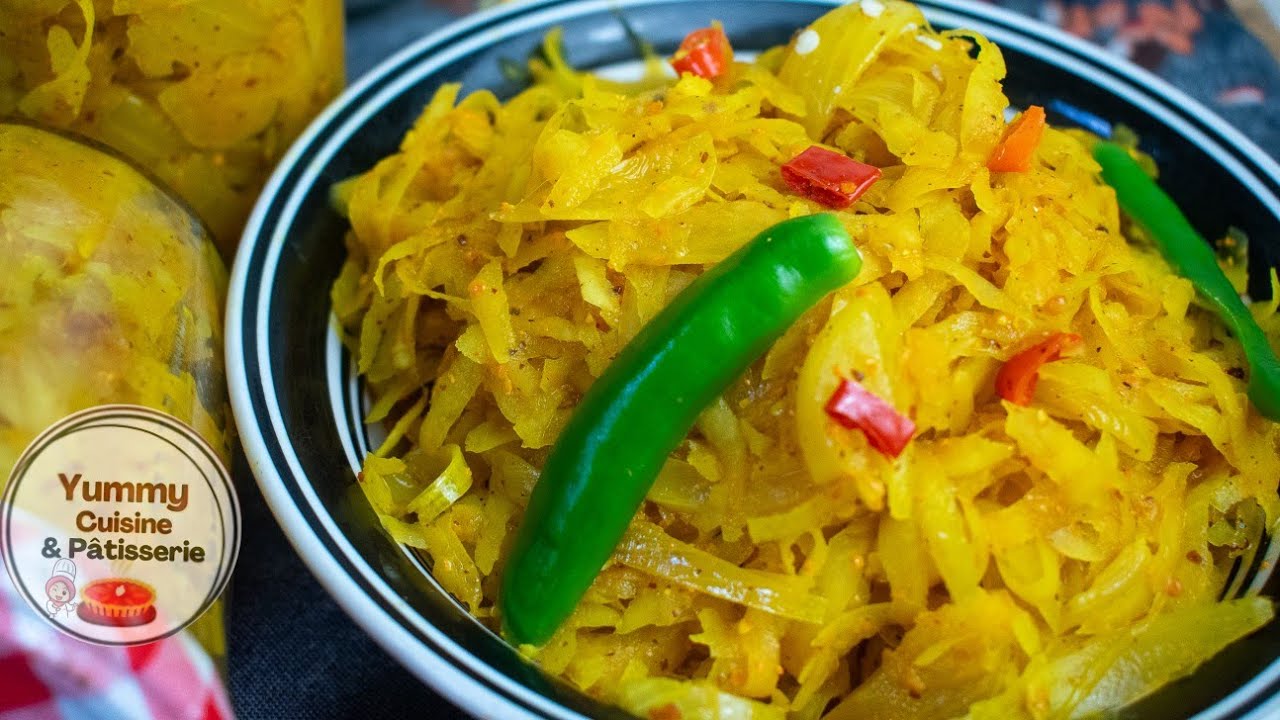 kutcha papaye verte / achar de papaye verte