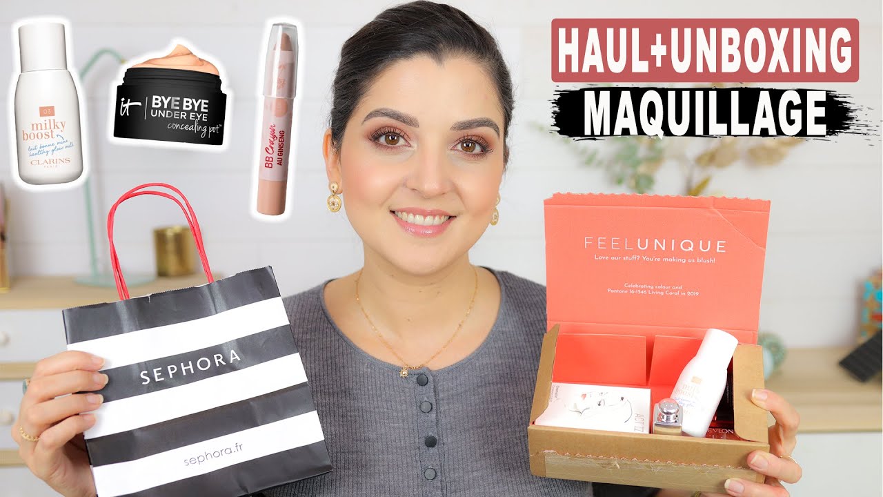HAUL MAQUILLAGE & UNBOXING : Sephora, Feelunique, Lookfantastic… MARS 2020
