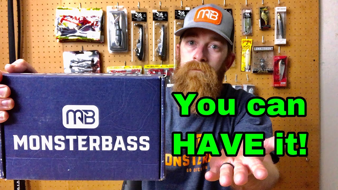 MONSTERBASS GIVEAWAY!!! Strike King Takeover Unboxing