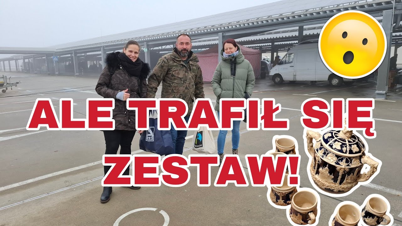 Niemiecki targ staroci , kupiłem piękny zestaw :) Dziś z @czasposzukiwan