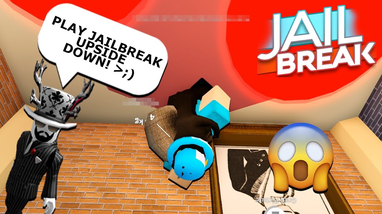 DARES ON ROBLOX! *PLAYING JAILBREAK UPSIDE DOWN*