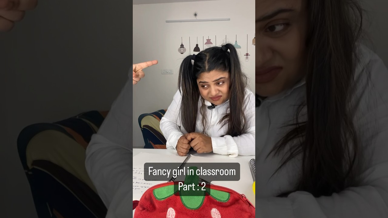 Fancy girl in classroom #ytshorts #shorts  #comedy  #hunnybunny #youtubeshorts #viralvideo #funny