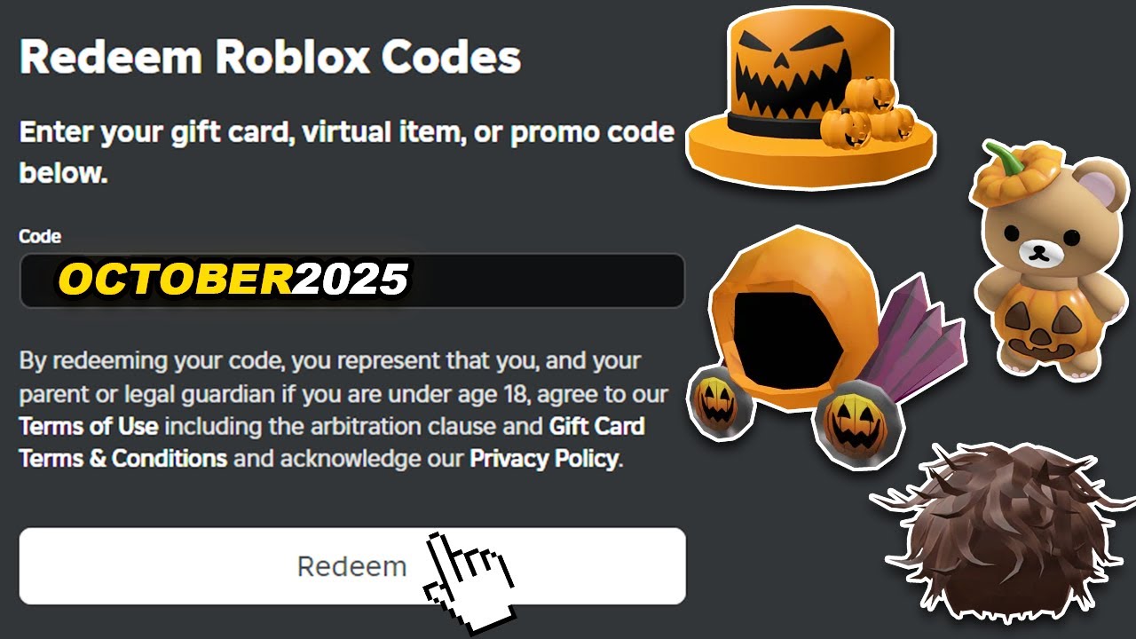 НОВЫЕ промокоды Roblox на октябрь 2025 года для БЕСПЛАТНЫХ предметов ROBLOX и БЕСПЛАТНОГО контент...