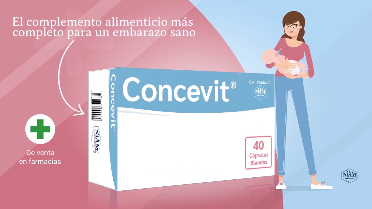 🍀 NUTRIENTES para el EMBARAZO 🤰🏻 Concevit&reg;: &Aacute;CIDO F&Oacute;LICO, HIERRO y VITAMINAS para el EMBARAZO 🌿