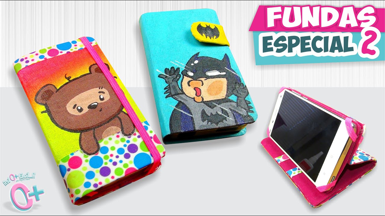 FUNDAS CASERAS para Celular - Dibujadas!!  (Especial 2) ★Así o más fácil★