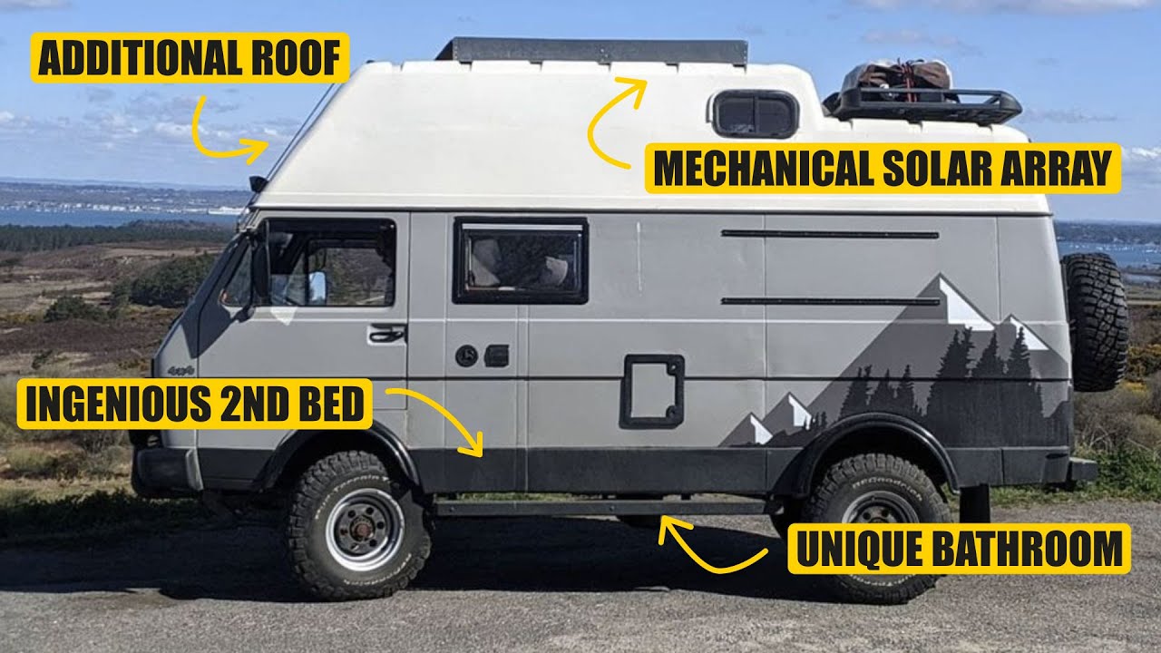 CUSTOM 4x4 FAMILY CAMPER // 2 BEDS 🛏️ BATHROOM With INCREDIBLE TOILET SOLUTION 🚿UNDERFLOOR HEATING 🔥