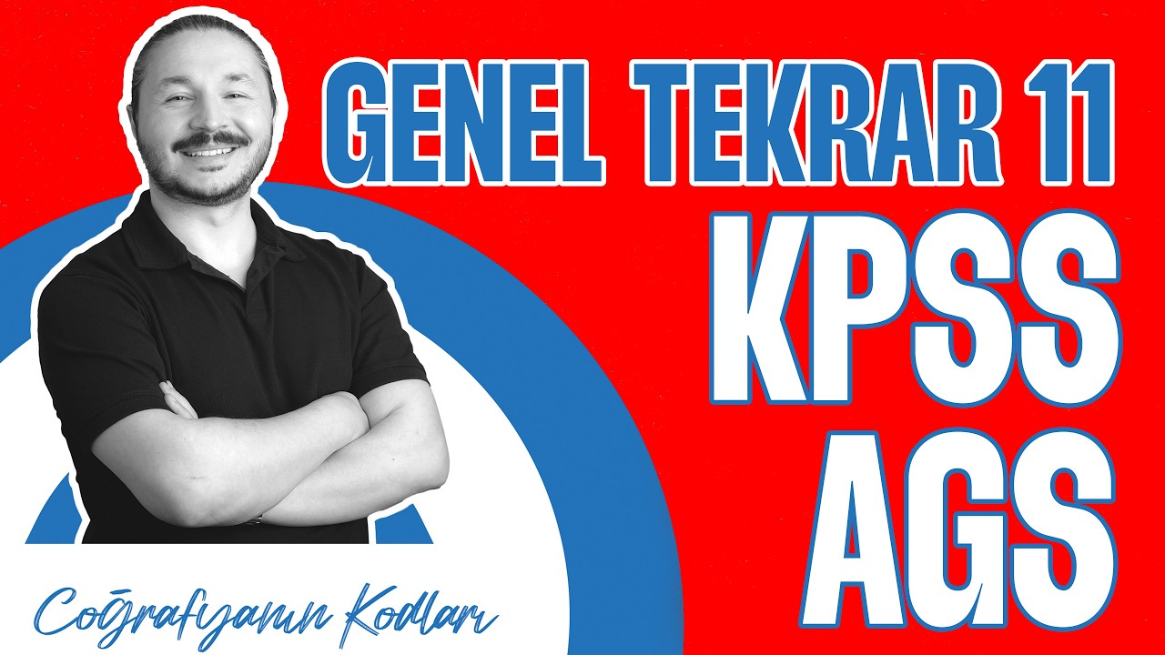 Türkiye'de ulaşım, ticaret ve turizm GENEL TEKRAR | KPSS - AGS