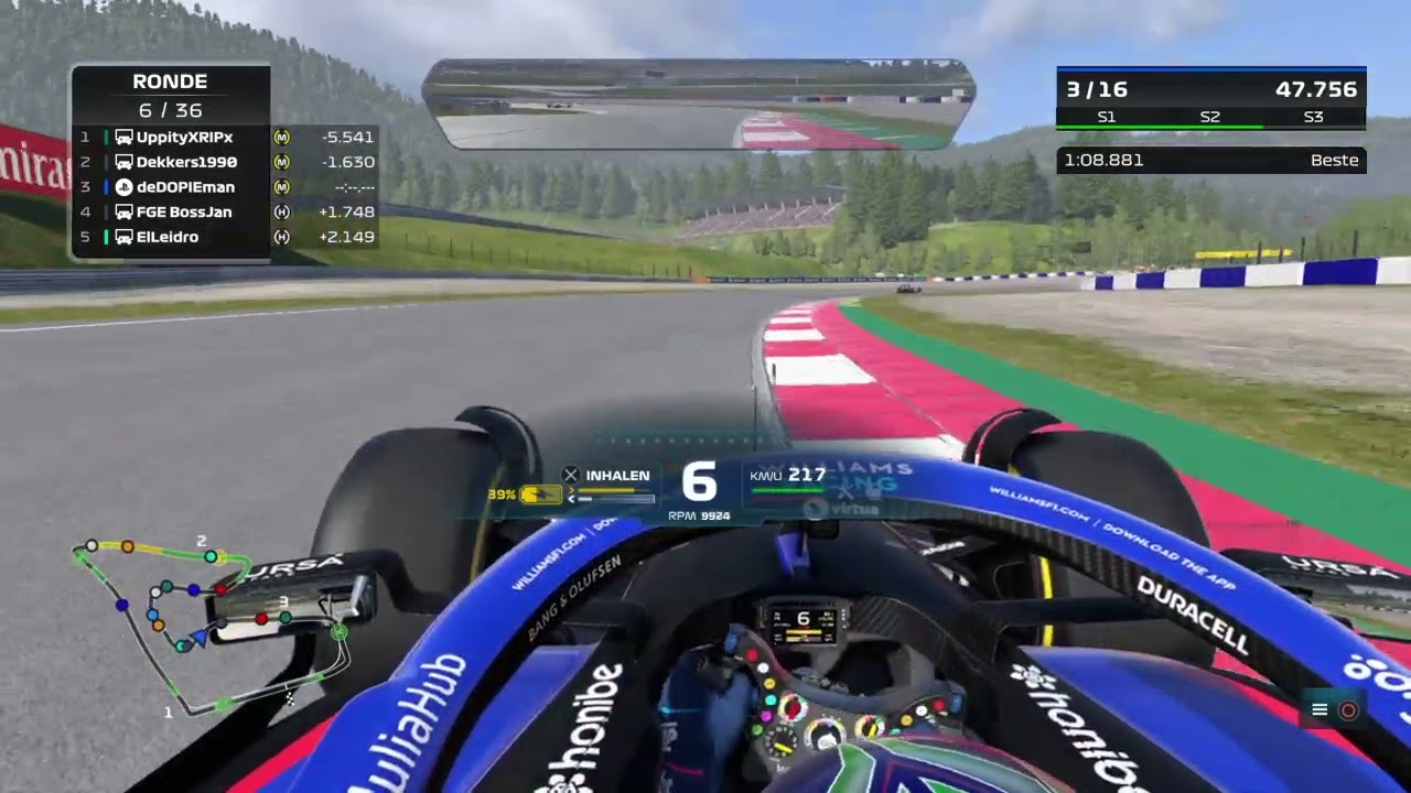 F1&reg; 22 met DeDOPIEman, racen in de DutchGPseries. Oostenrijk