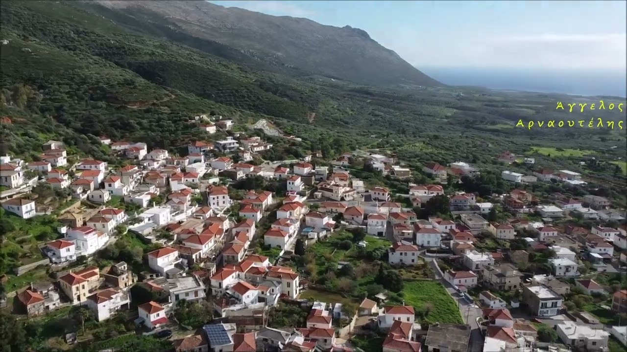 Ο Άγιος Νικόλαος (Ν. Λακωνίας) ΑΝΩΘΕΝ - Aerial video by drones Dji