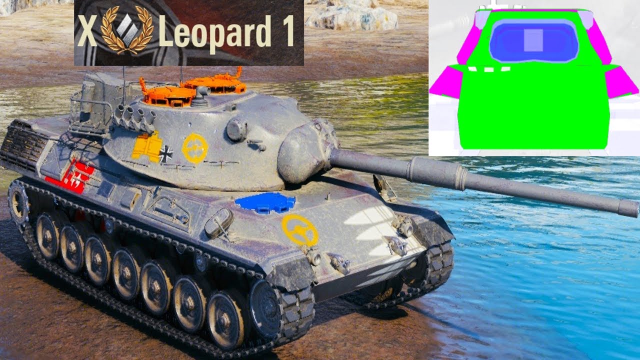 Leopard 1 WeakSpots and Armor