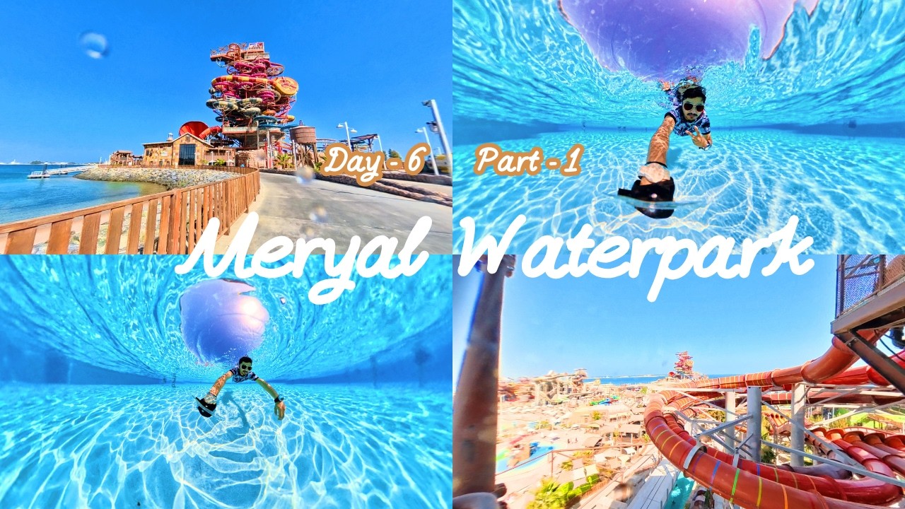 🎢💦 Meryal Waterpark Qatar 🇶🇦 | World’s Tallest Water Slide Tower 🌊🔥 Guinness Record Holder | QATAR