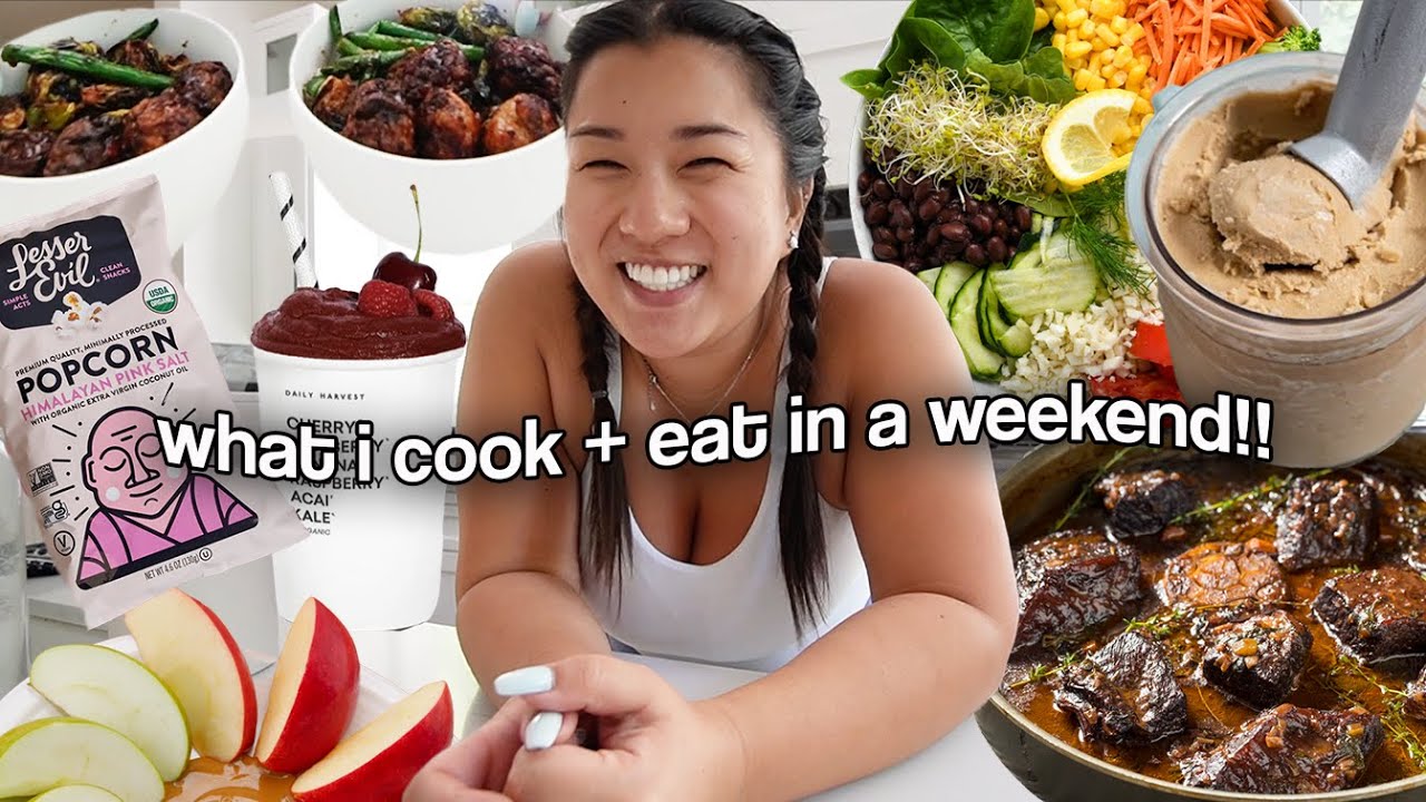 what i cook and eat in a weekend at home!!