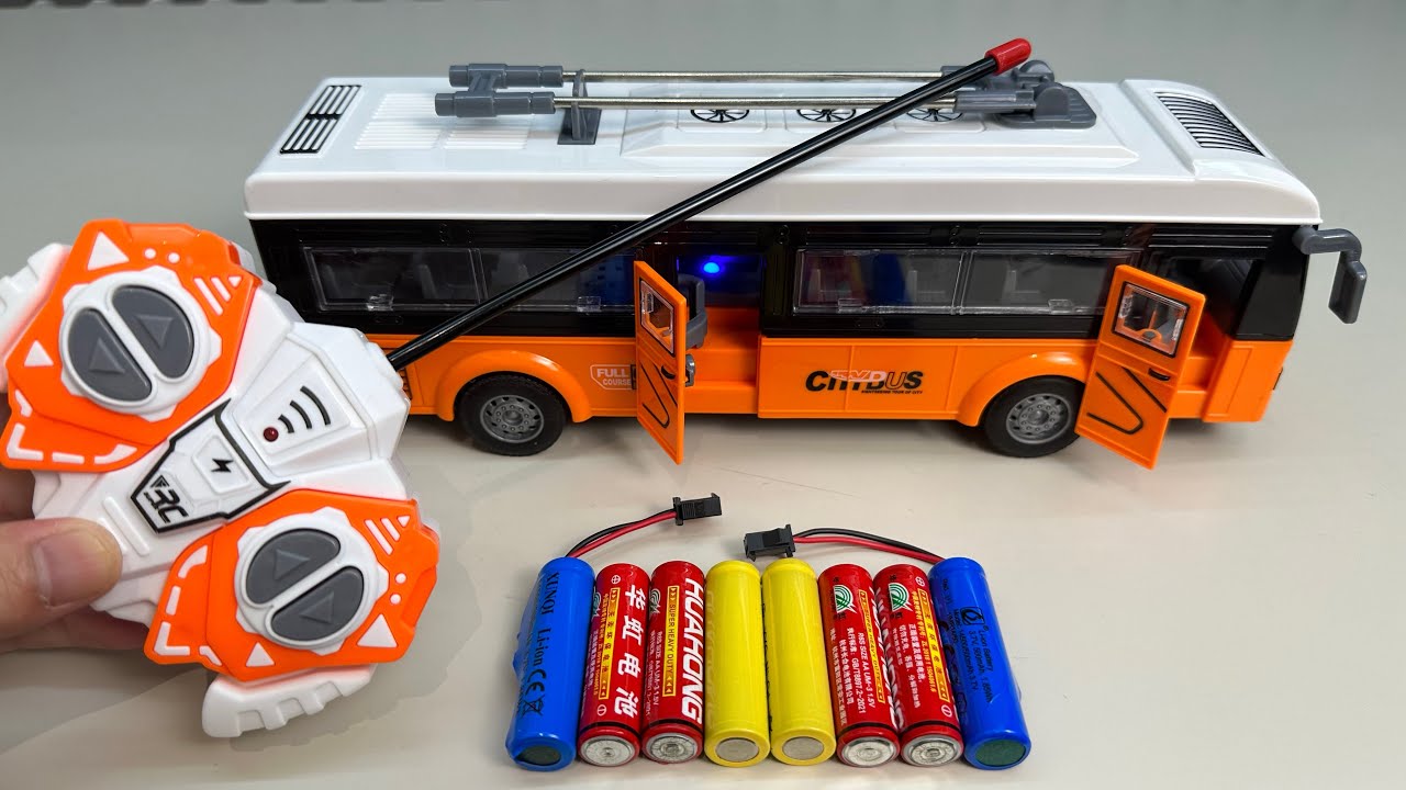 Unboxing City RC Bus, Cool RC Spider-Man Rolling Car, RC Sports Car, RC Collision Deformation Car