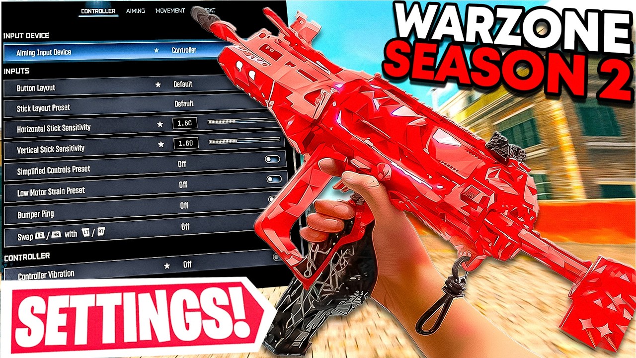 Новые *ЛУЧШИЕ* НАСТРОЙКИ во 2-м сезоне Warzone! 🎮👑 (Лучшие настройки контроллера, графики и звука...