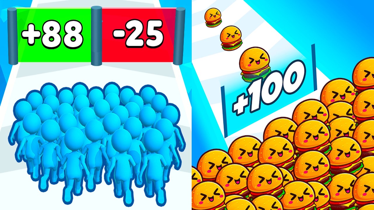 Count Master vs Food Run || Epic GOAT Gameplay 🔥 Max Funny Moments Walkthrough (Android, iOS) EP 77