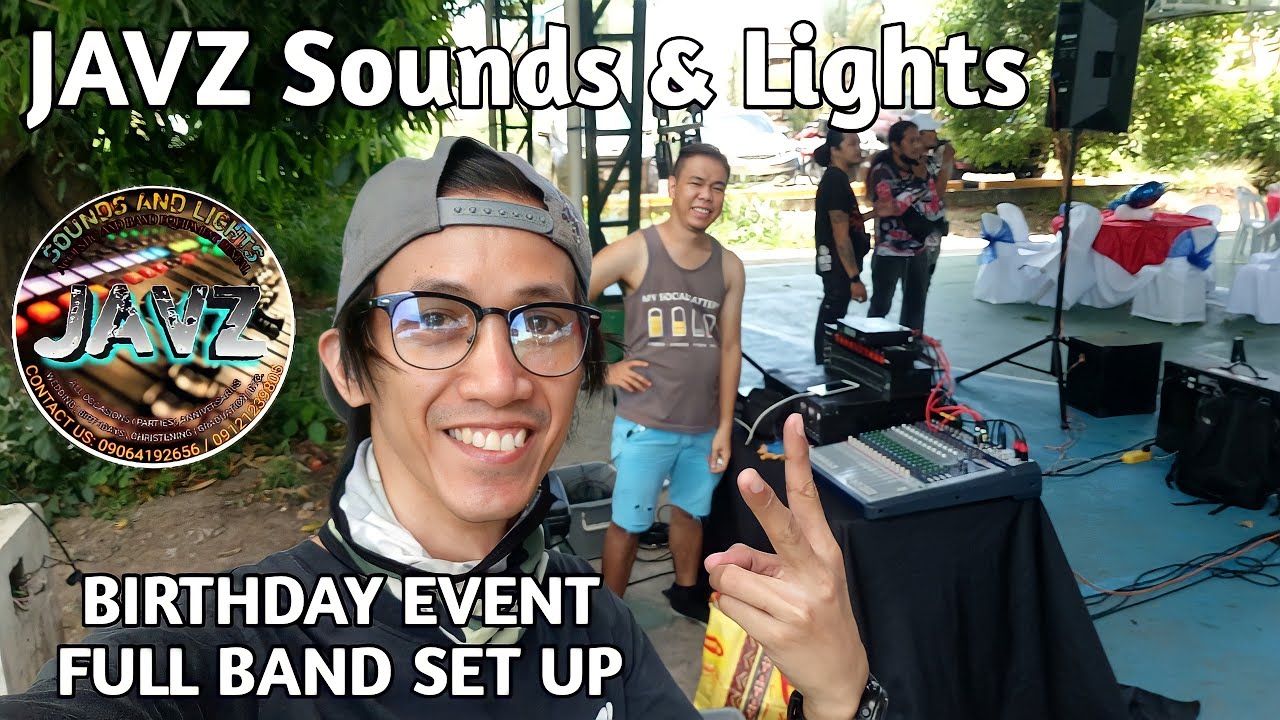 JAVZ SOUNDS AND LIGHTS FULL BAND SET UP│KoyaBauTV
