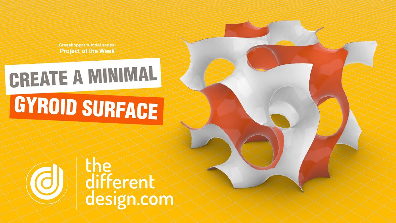 Gyroid Minimal Surface (Grasshopper Tutorial)