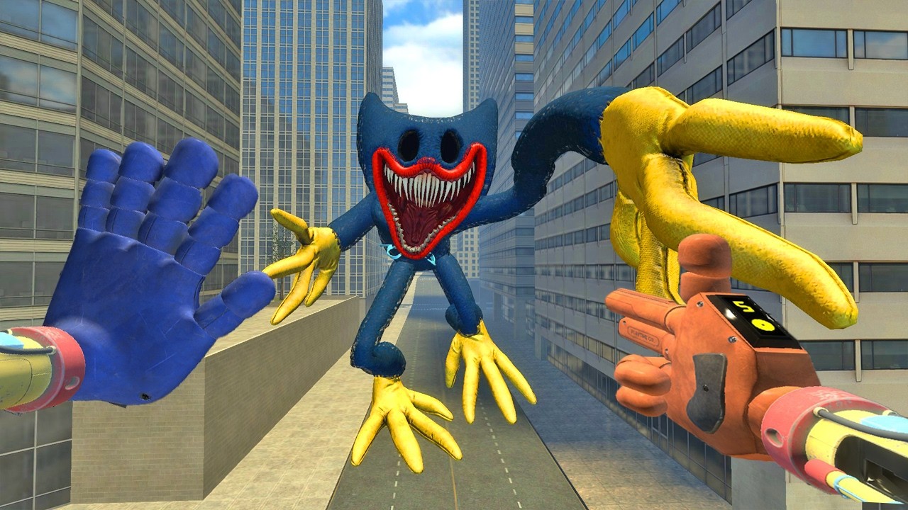 I FOUND NIGHTMARE HUGGY WUGGY FROM APPEARS EVERYWHERE IN THE CITY POPPY PLAYTIME in Garry's Mod!?