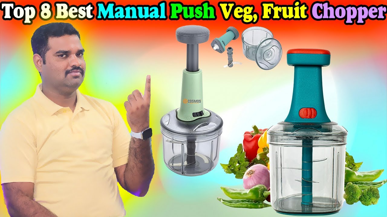 ✅Top 8 Best Manual Hand Press Chopper In India 2025 With Price|Manual Push Chopper Review&Comparison