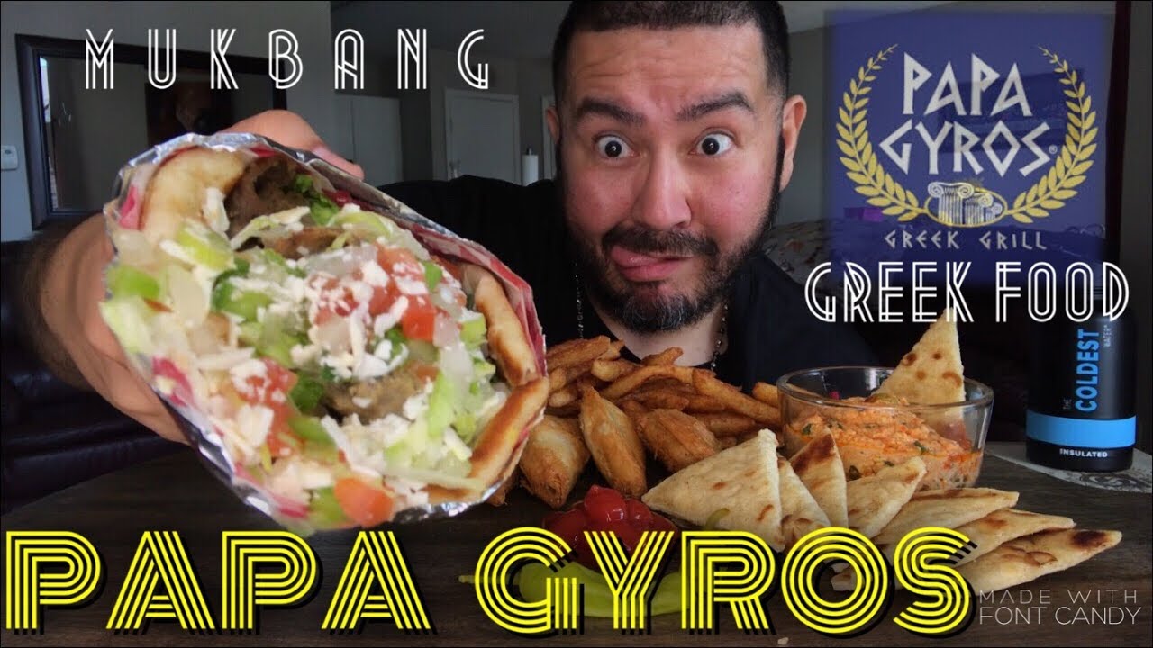 You Lift Bro? PAPA GYROS MUKBANG!!!