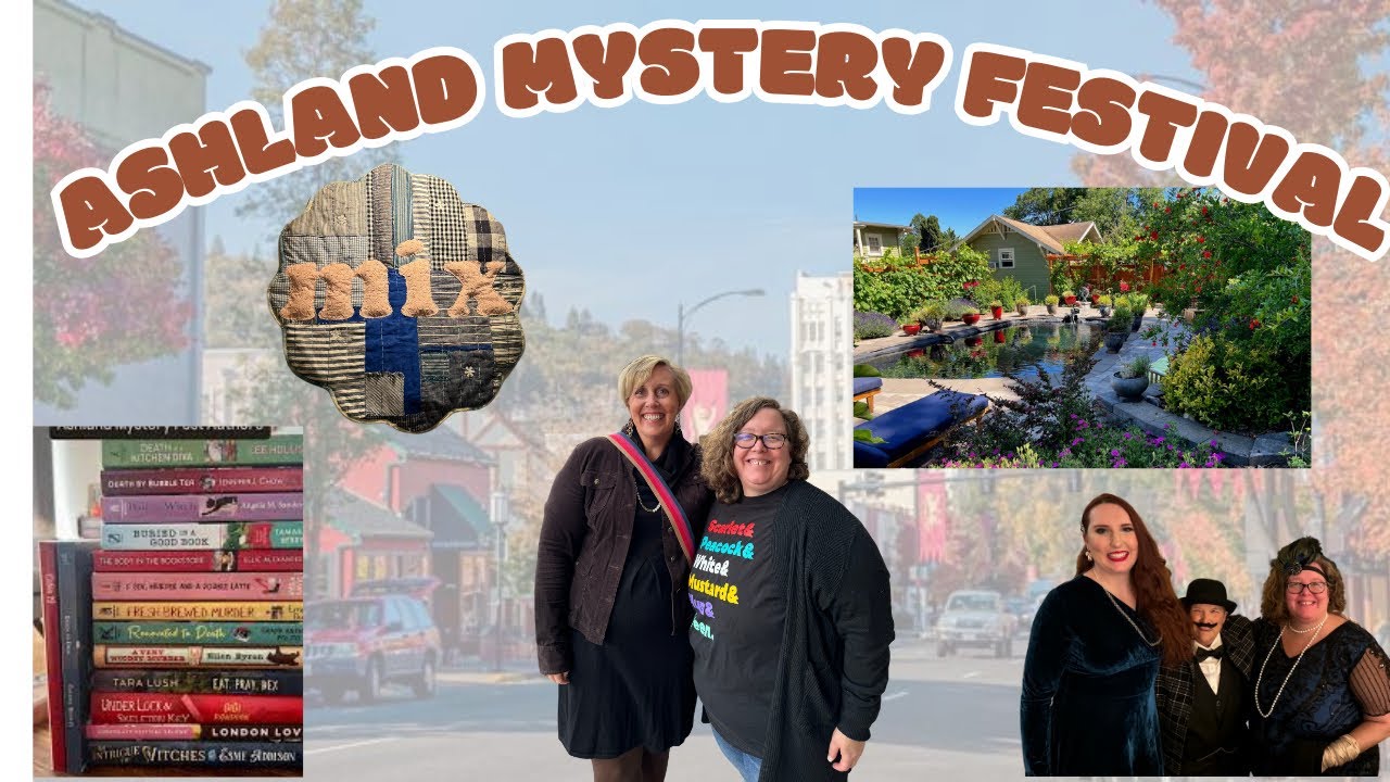 Ashland Mystery Festival 2024! perfect escape for a cozy mystery reader! #cozymystery #ashland #cozy