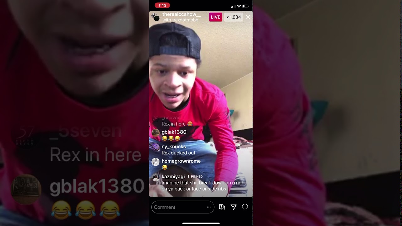 cc show: Trex and Dj go at it 😂 2-16-2020