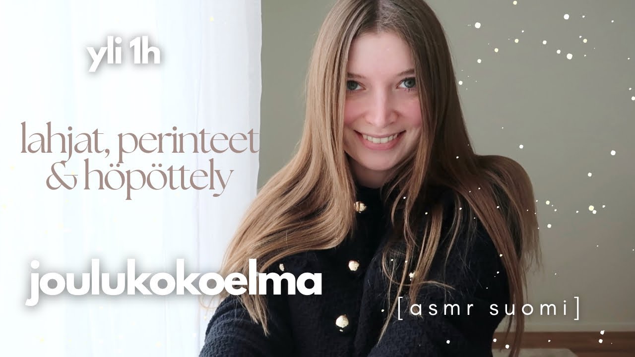 ASMR suomi - joulukokoelma🎄 höpöttely, lahjaideat, venäläiset perinteet