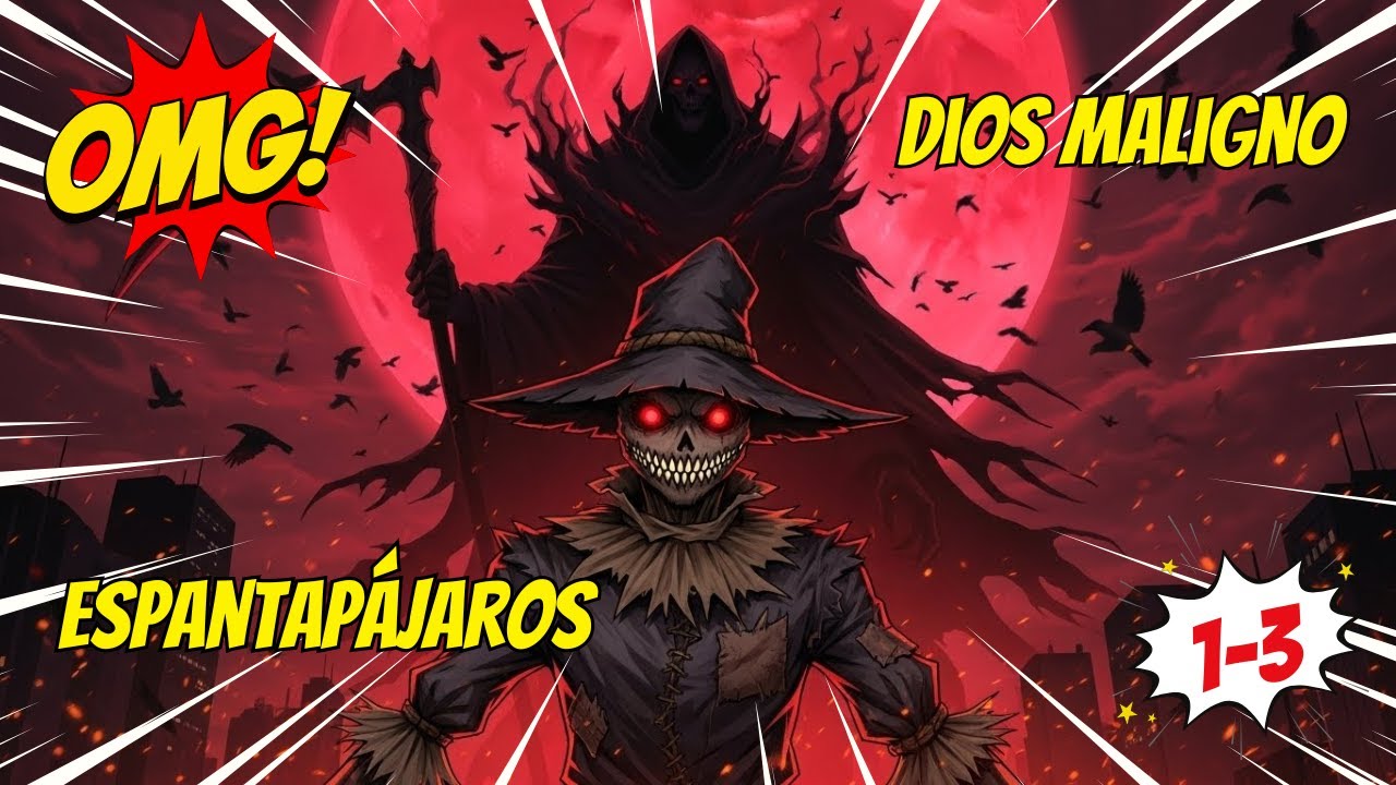 🎬1-3 - Reencarné como un espantapájaros que devora el miedo y me convertí en un antiguo dios maligno