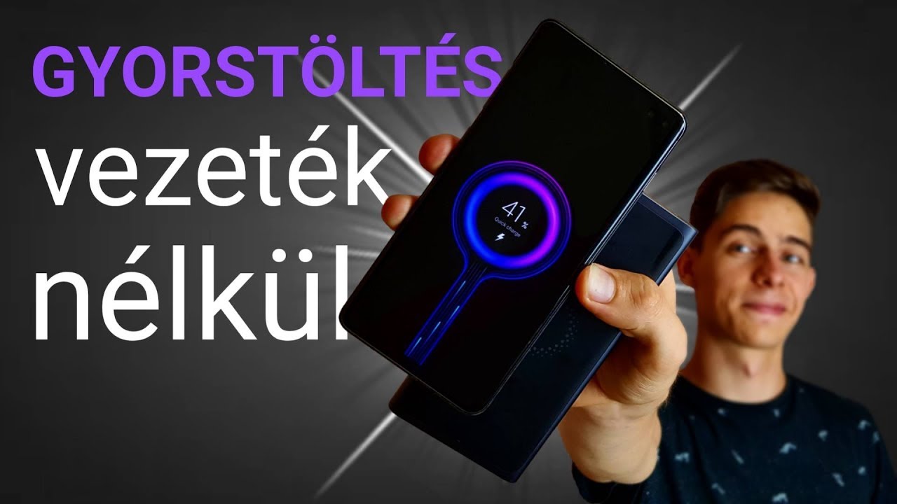 Powerbank GYORSTÖLTÉSSEL, akár VEZETÉK NÉLKÜL