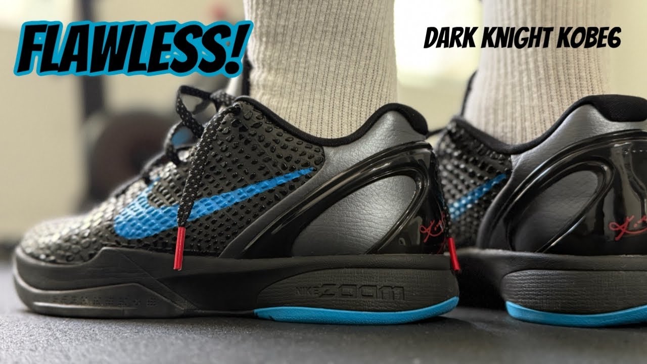 Kobe Zoom 6 Dark Knight On Court Test