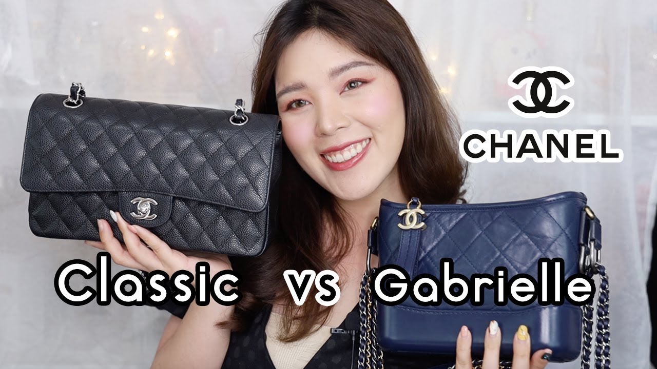 รีวิว กระเป๋า CHANEL Classic vs Gabrielle║Evefee