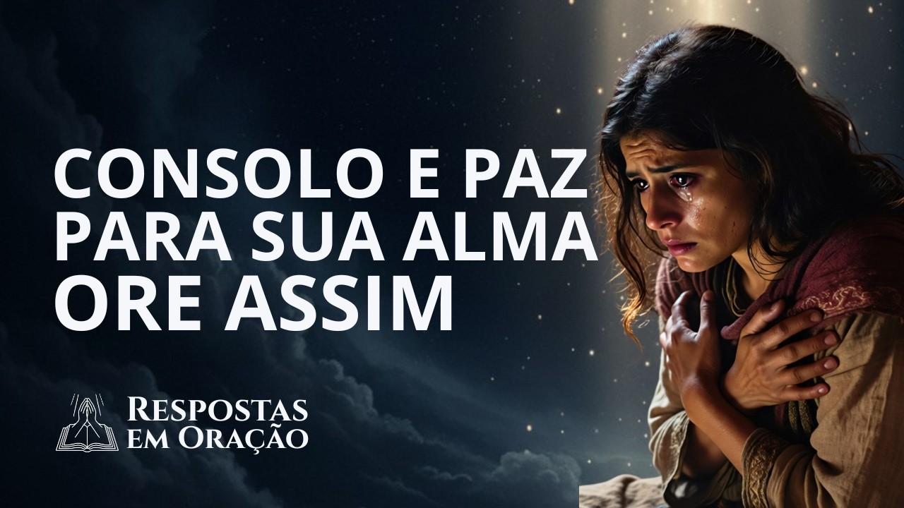 Deus viu suas lágrimas: oração de consolo para a alma