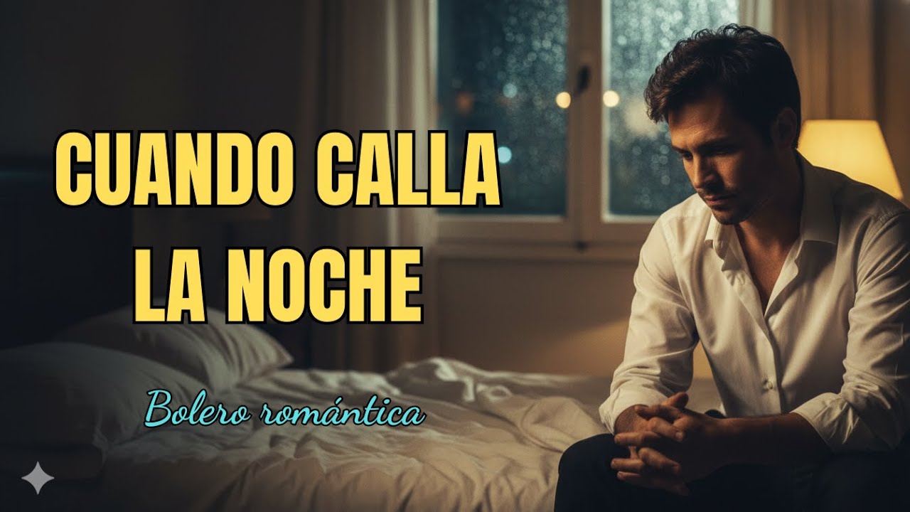 CUANDO CALLA LA NOCHE - Bolero Romántico | Voz Masculina #musica #romantico #bolero #desamor #amor
