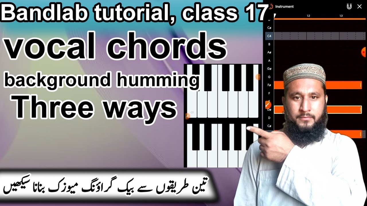 How to form vocal chords | vocal chords kaise banain | bandlab tutorial class 17 | qus tech