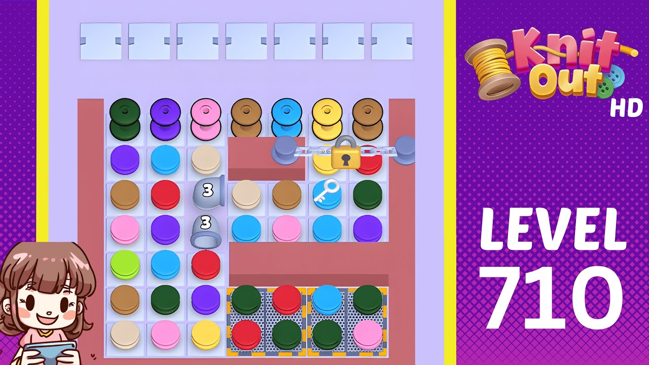 Knit Out Level 710 Solution Walkthrough
