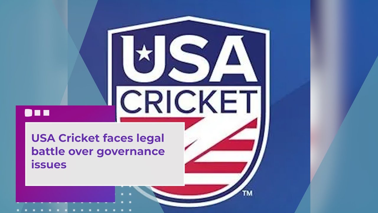 USA Cricket faces legal battle over governance issues