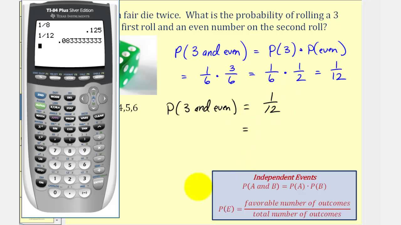 Probability of Independent Events