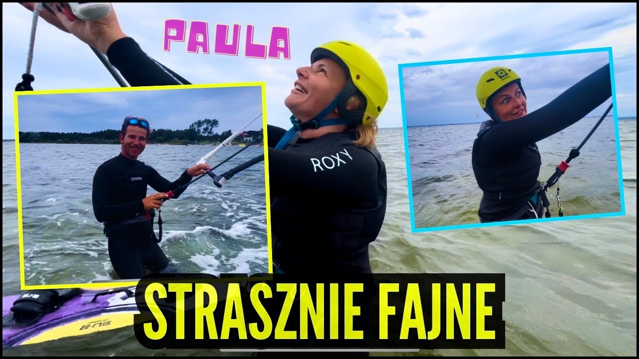 Bała się ale podniosła latawiec aż po Zenit! Restart Kitesurfing (Półwysep Helski, Kuźnica Hel)