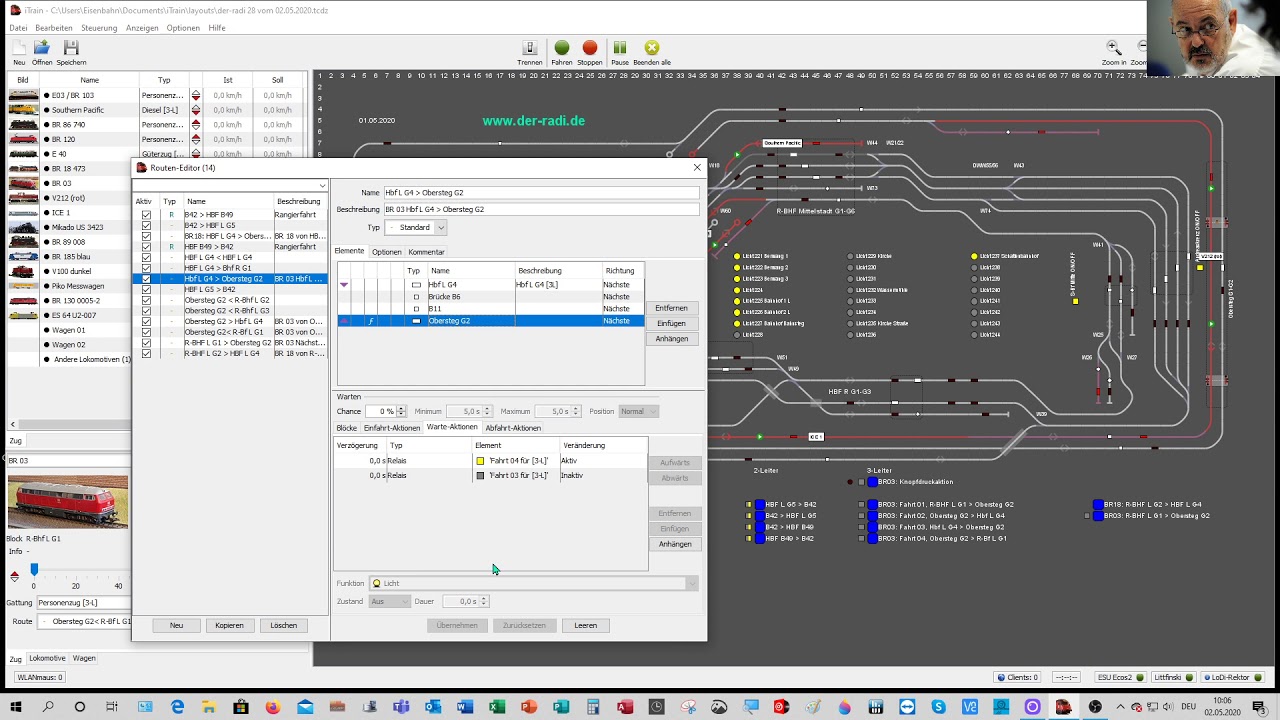 iTrain 5.0.3 #15 Automatische Zugfahrt von 4 Fahrten (Nachfolger)