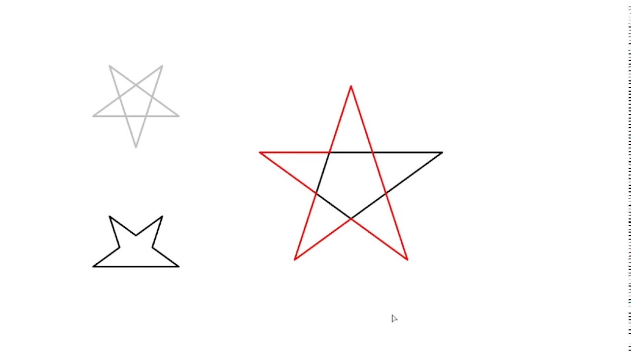 Shape Machine Demo - Find Polygons in a 5-Star Polygon