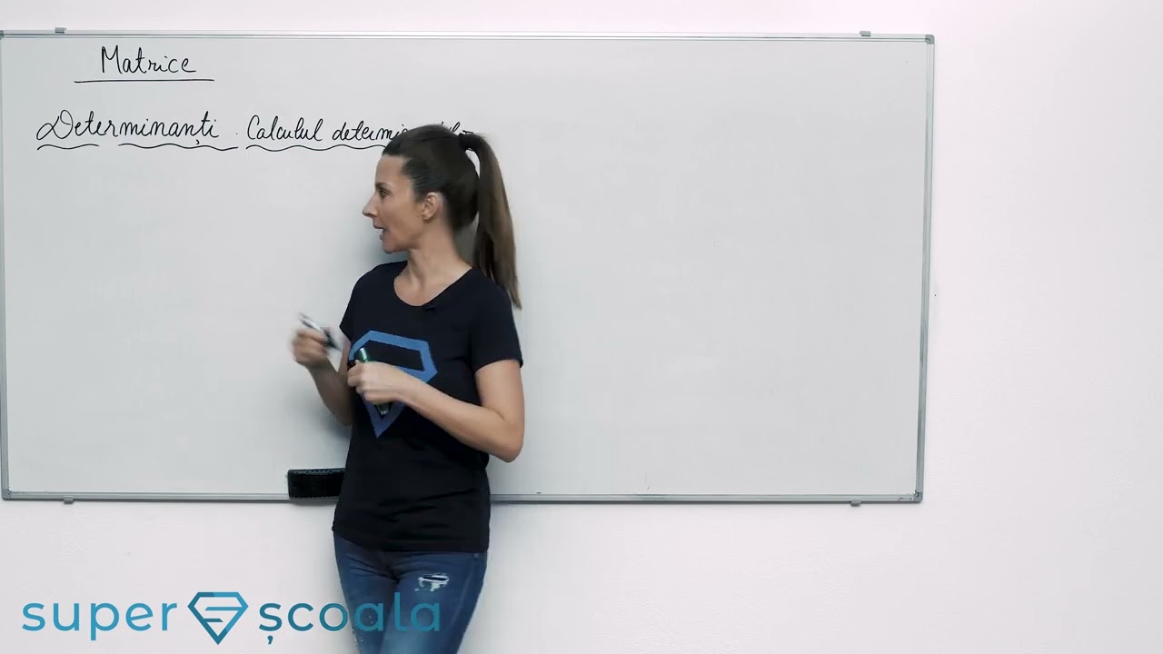 Clasa a XI-a -  Determinanți. Calculul determinanților