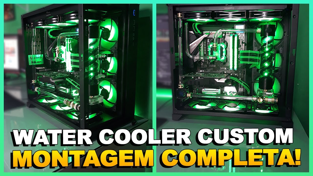 ✅COMO MONTAR WATER COOLER CUSTOM 💧WATERCOOLER CUSTOMIZADO 🌈MONTANDO WATER COOLER CUSTOM COMPLETO!