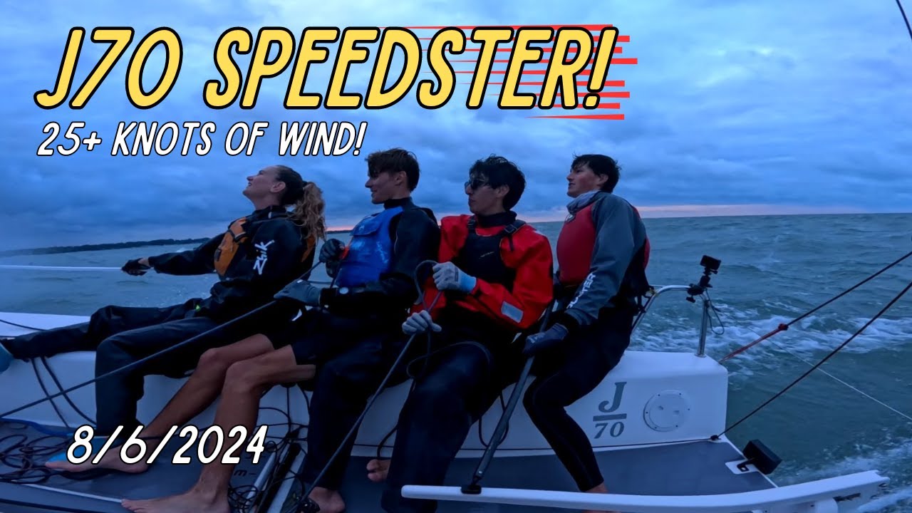 J70 Speedster - Going 15 knots! (8/6/2024)