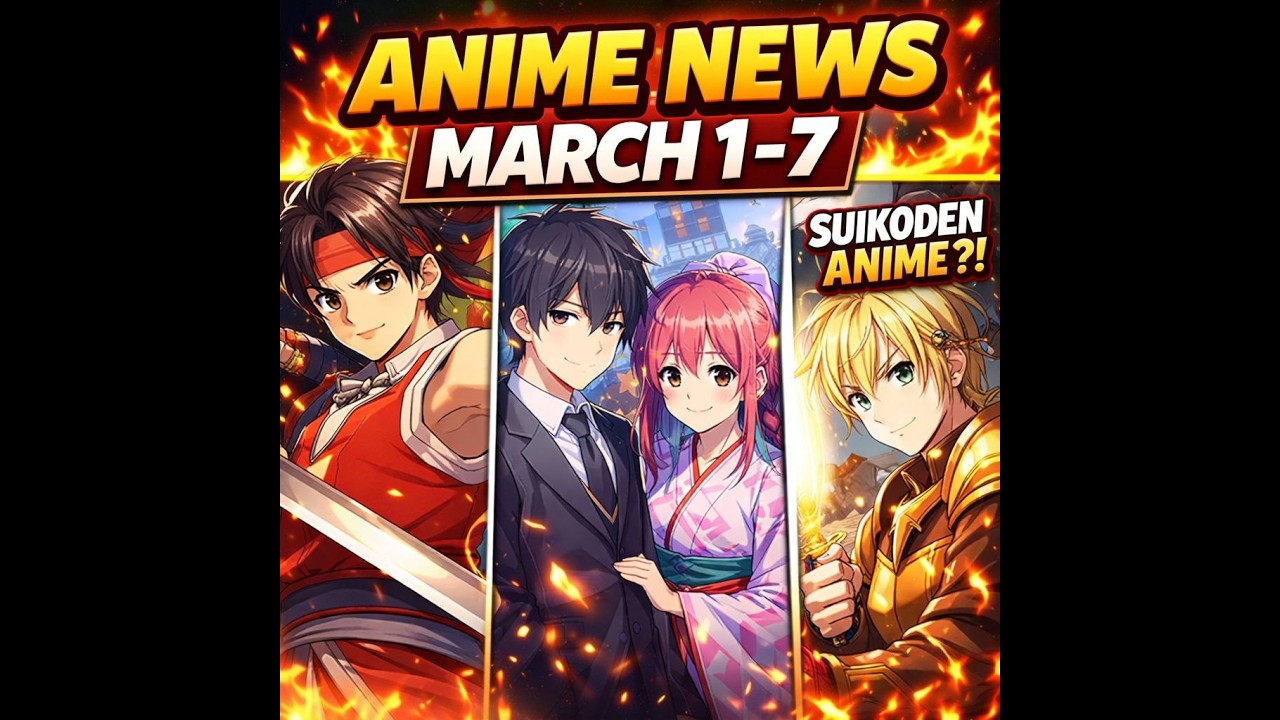 Anime News You Need To Know This Week |1-7 March 2026