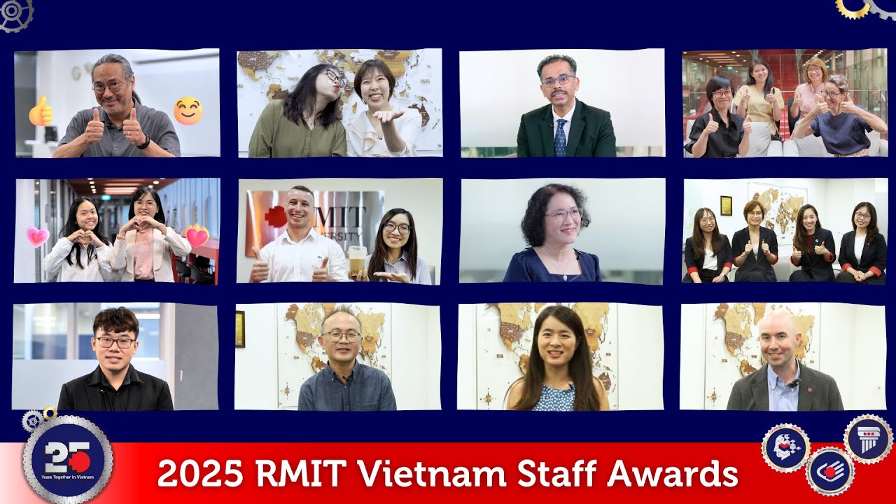 Награды для сотрудников RMIT Vietnam 2025: вместе мы празднуем | RMIT Vietnam