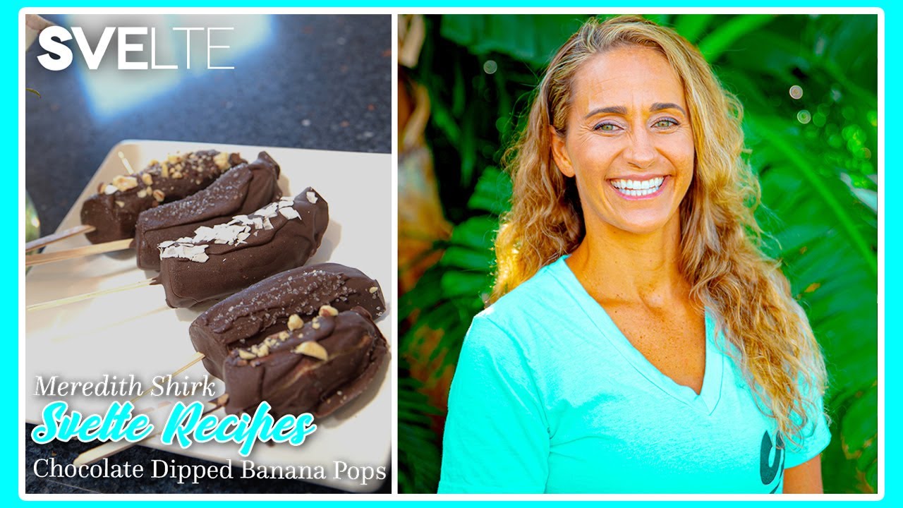 Healthy Chocolate Covered Banana Popsicle Recipe - Svelte