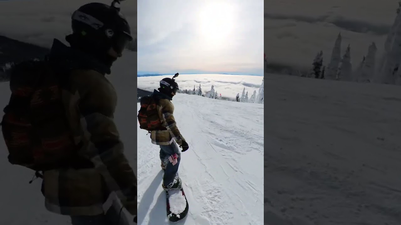 Snowboarding Above the Clouds!